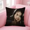 Singer LLana Del Ray Cushion Cover Natural Linen Pillow Case DoubleSided Print Decorative Sofa Pillowcase Home Decor Gift