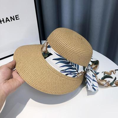 Bowknot Straw Hat Elegant Stylish Sun Hats French Style Summer Travel Beach Hats for Women