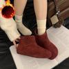 Retro Shoes, Big Head Boots, Women's Shoes, Autumn and Winter New Style Insole Height-increasing Short Boots
