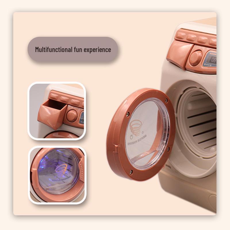 Kids' Play Washing Machine Toy - Home Simulation Role Play for Boys and Girls