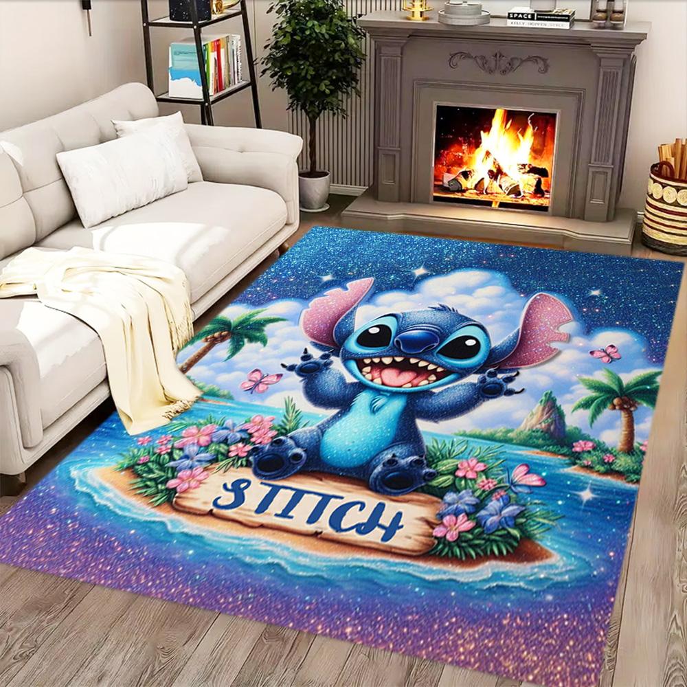 Stitch Angelic Fantasy for Living Room rug, Bedroom, Study Room, Hallway Decoration, Perfect for Home Decoration or Holiday Gifts