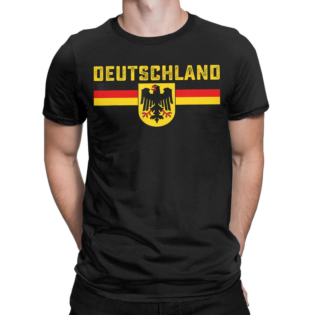 Deutschland Deutschland Deutsche Flagge T-Shirt Sommer 100% Baumwolle T-Shirts Für Herren Mode T-Shirt Kurzarm Großartiges Oberteil