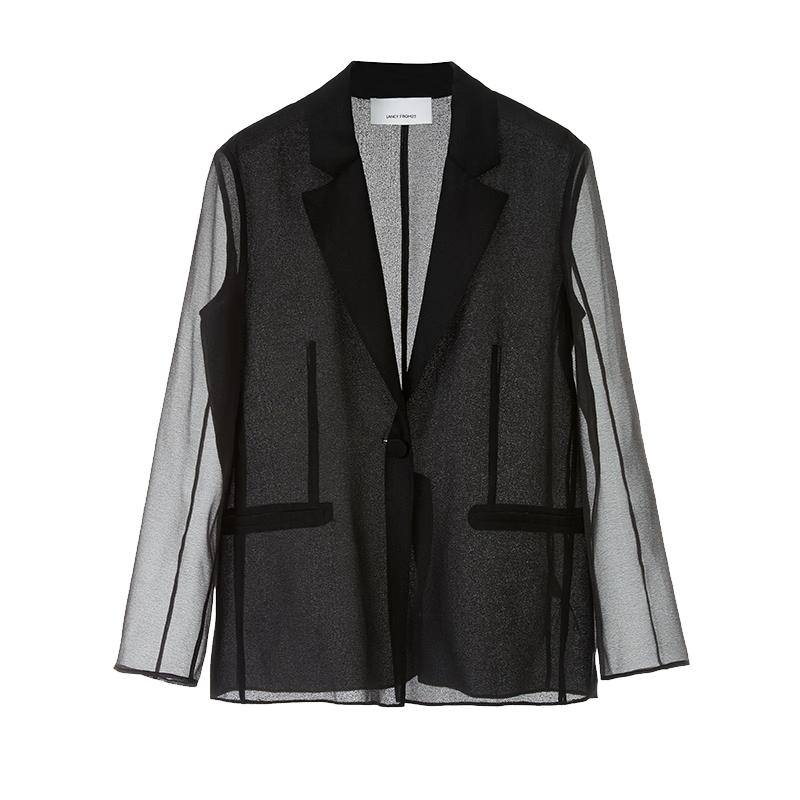 

LANCY Women s Retro Design Casual Blazer M