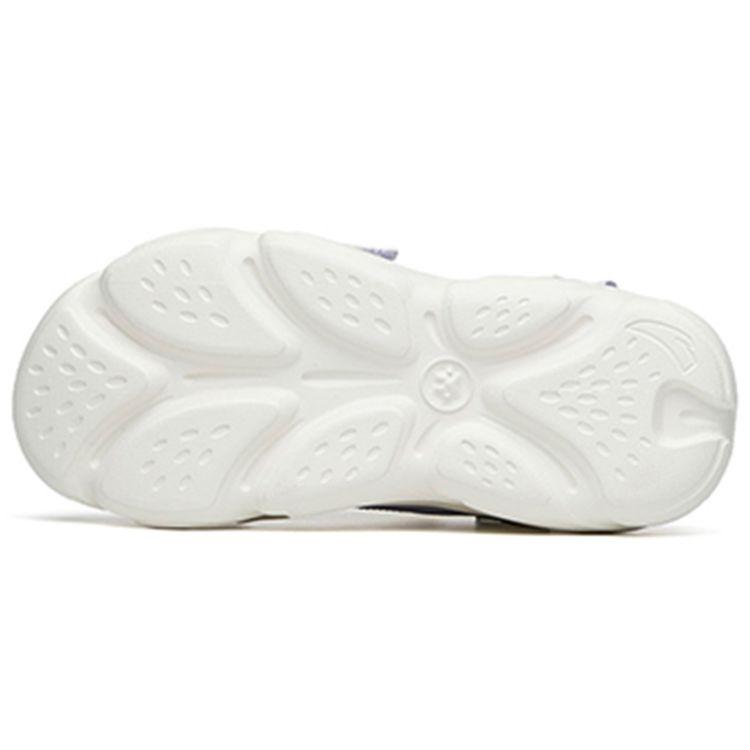 Anta Lightweight Breathable Beach Sandals Women sandals White Purple 922226966-2