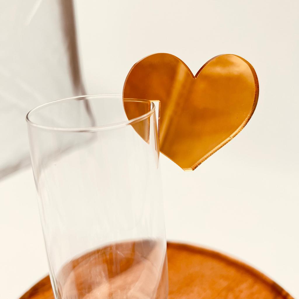 30/50/100PCS Acrylic Circle Cocktail Glass Charm Round Drink Tag Blank Marker Wine Glass Charm Wedding Birthday Party Decoration