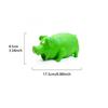 Pig shaped latex dog toy durable anti bite rubber toy with spotted design pet interactive and grinding teeth toy