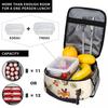 Little Fox With Autumn Berries Insulated Lunch Bag for Women Children Leakproof Food Boxes Thermal Lunch Box Tote