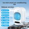 Portable Mobile Air Conditioner Spray Fan For Car And Office Desktop, Usb Rechargeable Small Cooler