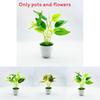 Plush Green Plant Set With Fabric Foliage For Living Room And Gift Ideas
