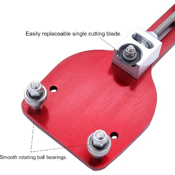 MOCW 77750 Ölfilter Schneider Billet-Aluminium Universelles Ölfilter Schneider Werkzeug 2-3/8" - 5" Schneidebereich