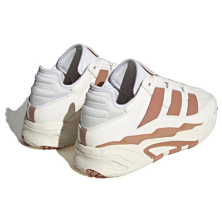 Adidas Originals Niteball Classic Rutschfest Langlebig Leicht Low-Top Lifestyle Freizeitschuhe Unisex Schuhe Weiß Braun IE6817