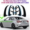 For Mercedes Benz A Class W177 V177 Sedan A180 A200 A250 A35 AMG 2019-2025 Rear Bumper Canards