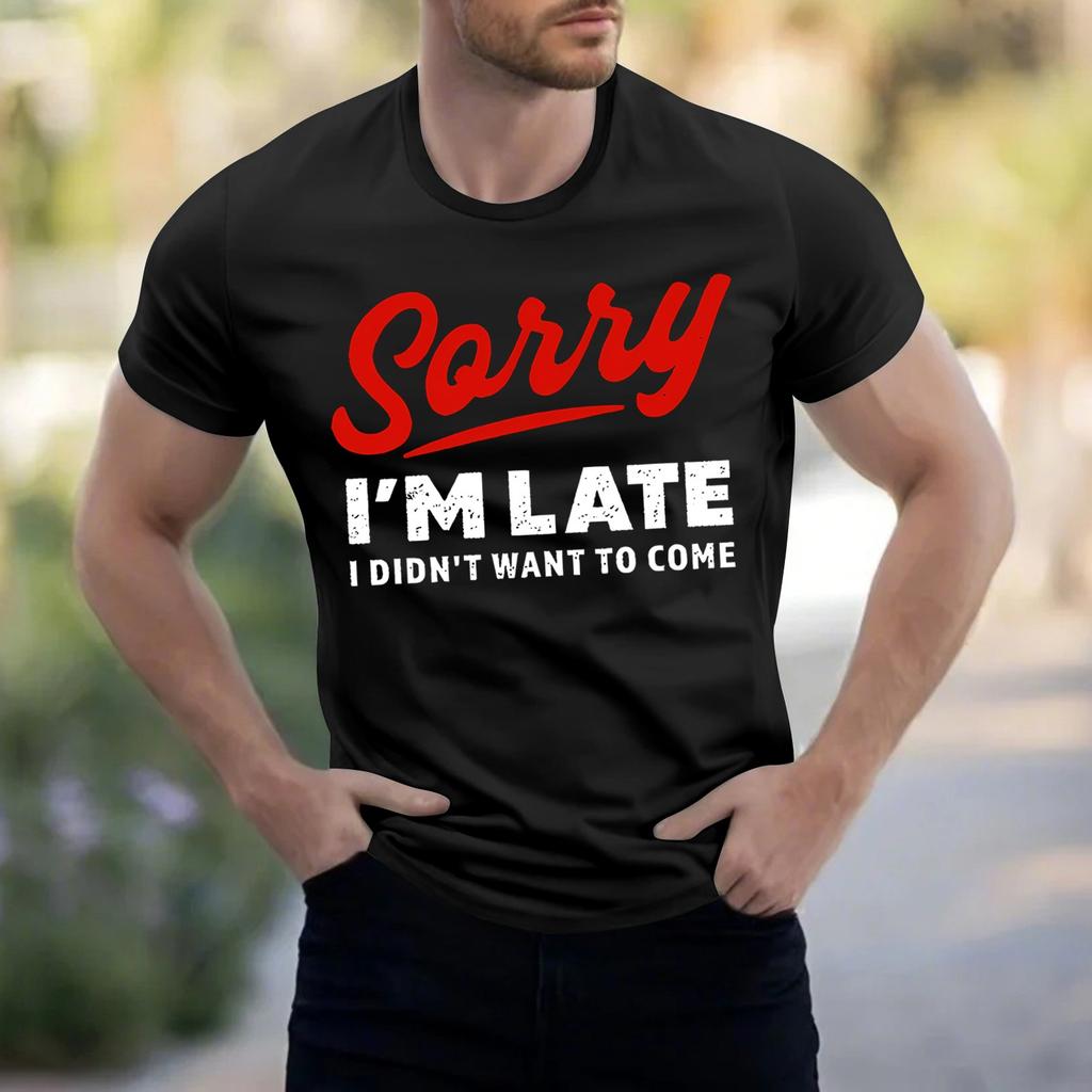 Men'S Fashionable T-Shirt Street Casual Short Sleeved Clothing