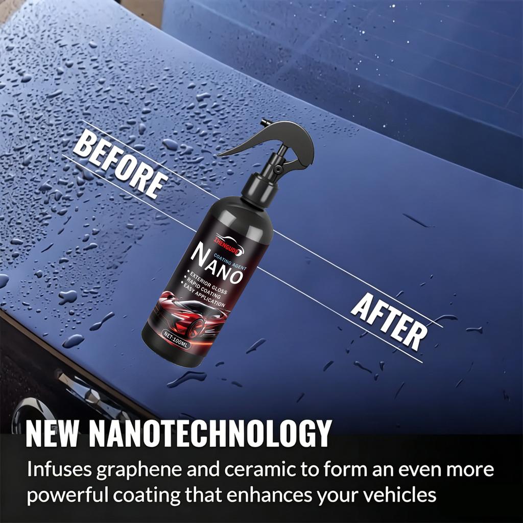 Car Crystal Coating Agent, Advanced Hydrophobic Formula Enhances Shine and Provides Excellent Protection, Easy to Apply and Long-Lasting Weath