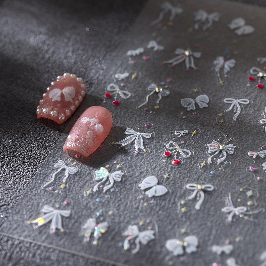 

TENSOR Exquisite Star Glass Shard Self-Adhesive Nail Stickers, Series TL-272