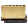 Musiclily Ultra 10.5mm Pitch 6-Point Support ST Tremolo Bridge Vintage Steel Saddle 42mm Brass Block for Strat Electric Guitar Black