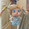 15cm Crybaby Doll Outfit Set Rainbow Dot Skirt With Shoes Bag Hair Clips Collectible Dolls