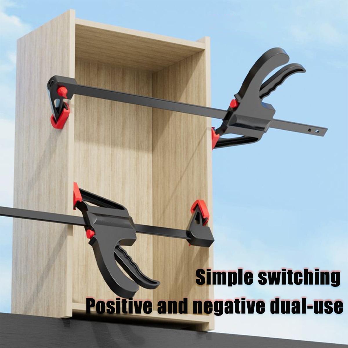 

8-дюймовые струбцины для деревообработки, 1 шт. Быстрозажимная струбцина, рычажная струбцина для работы одной рукой, маленькая струбцина для рукоделия 6 inches