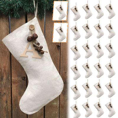 Christmas Socks  Candy Socks Bag Christmas Tree Hanging Decoration Gift 26 Letters Decoration Hanging Decoration Christmas Decoration