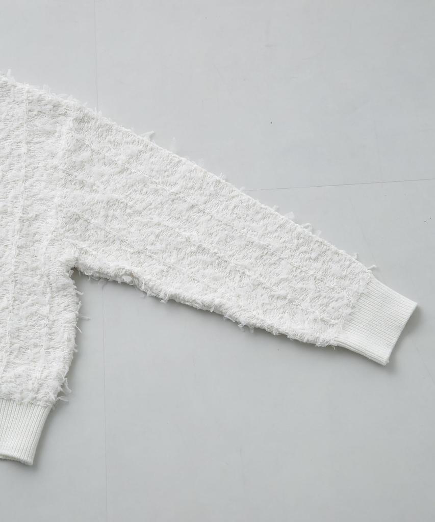 Nano Universe Tulle Mohair Knit Pullover be paired with other Size F Women's (Can items) (110), Blue, 669-5122304