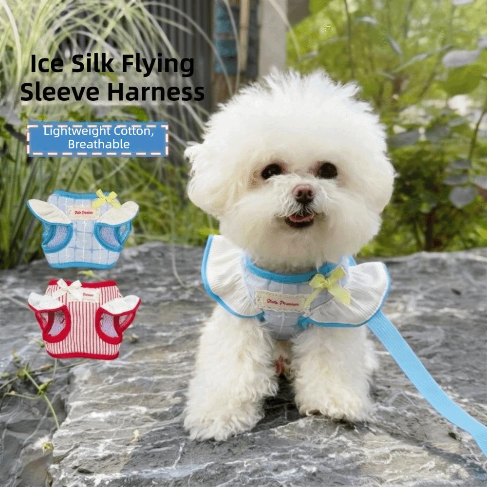 Adjustable Pet Harness Leash Comfortable Fit Dog Collar Harness Set Dog Chest Strap Daily Use