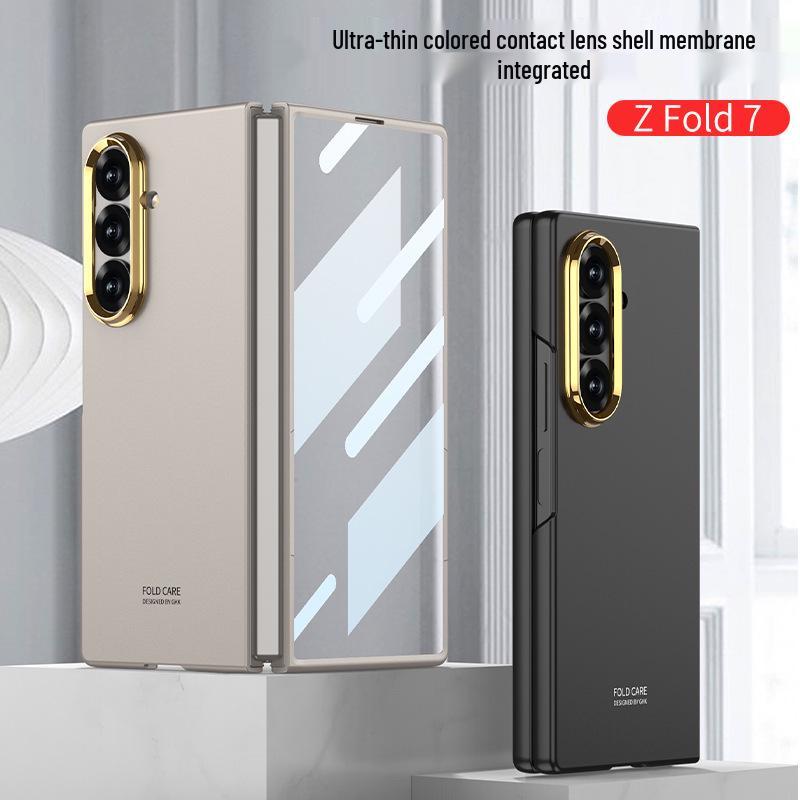 Samsung Z Fold7 Women's Frosted Skin-Feel Cross-Border Phone Case