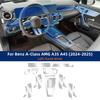 Interior Protective Film for Benz A-Class Amg A35 A45 2024 2025 Navigation Screen Gearbox Anti-Scratch Protection Sticker LHD