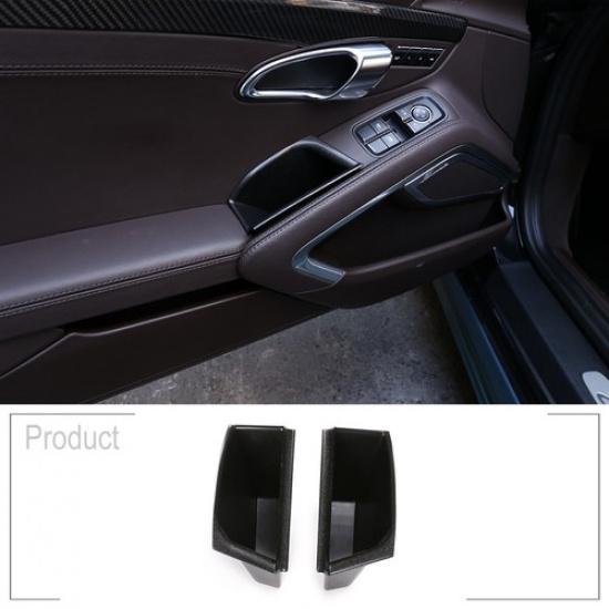 Door Armrest Organizer Storage Box For Porsche 718/911 2016-19