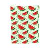 Cute Watermelon Slices Blanket Soft Warm Flannel Throw Blanket Bedspread for Bed Living Room Picnic Travel Home Sofa