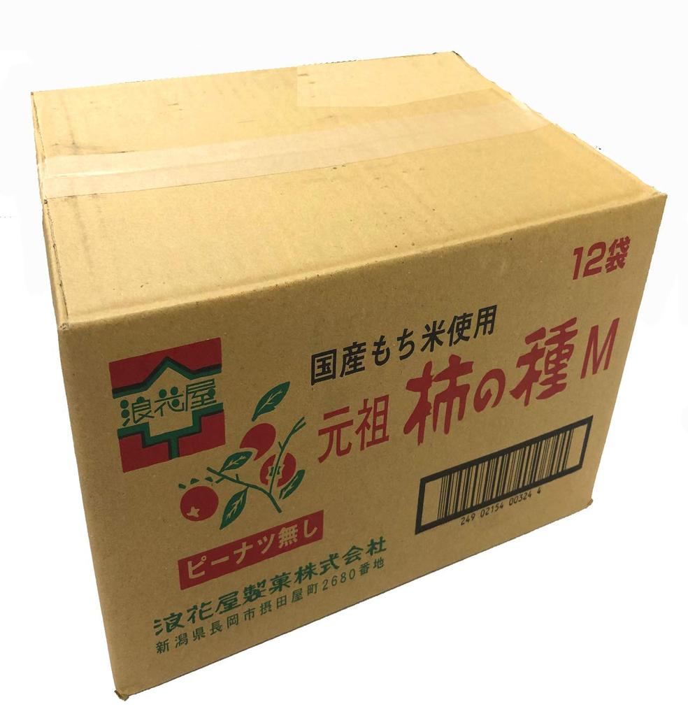 Naniwaya Seika Original Kakinotane M 135g x 12 bags