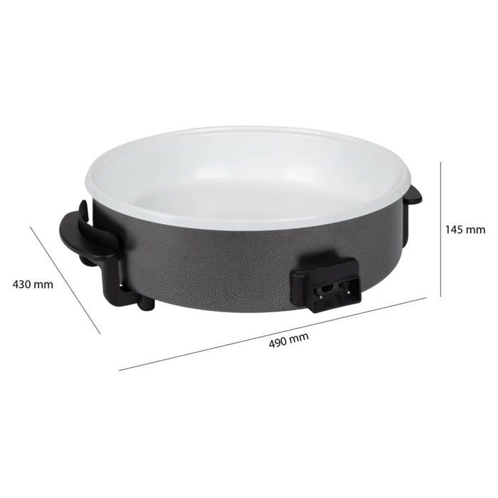 Poêle électrique - Clatronic - PP 3570C - Céramique - 42 cm - Thermostat réglable