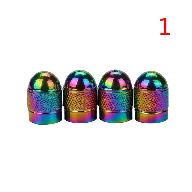

Useful 1PC Neon Lights Color Aluminum Car Tire Valve Cap General Car Truck Air Port Cover High Quality Tire Valve Wheel Stem Cap