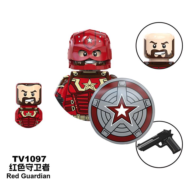 Thunderbolts Black Widow Building Blocks Daredevil  Bricks Taskmaster For Toys Gifts Children Mini Action Figures Party GIFTS