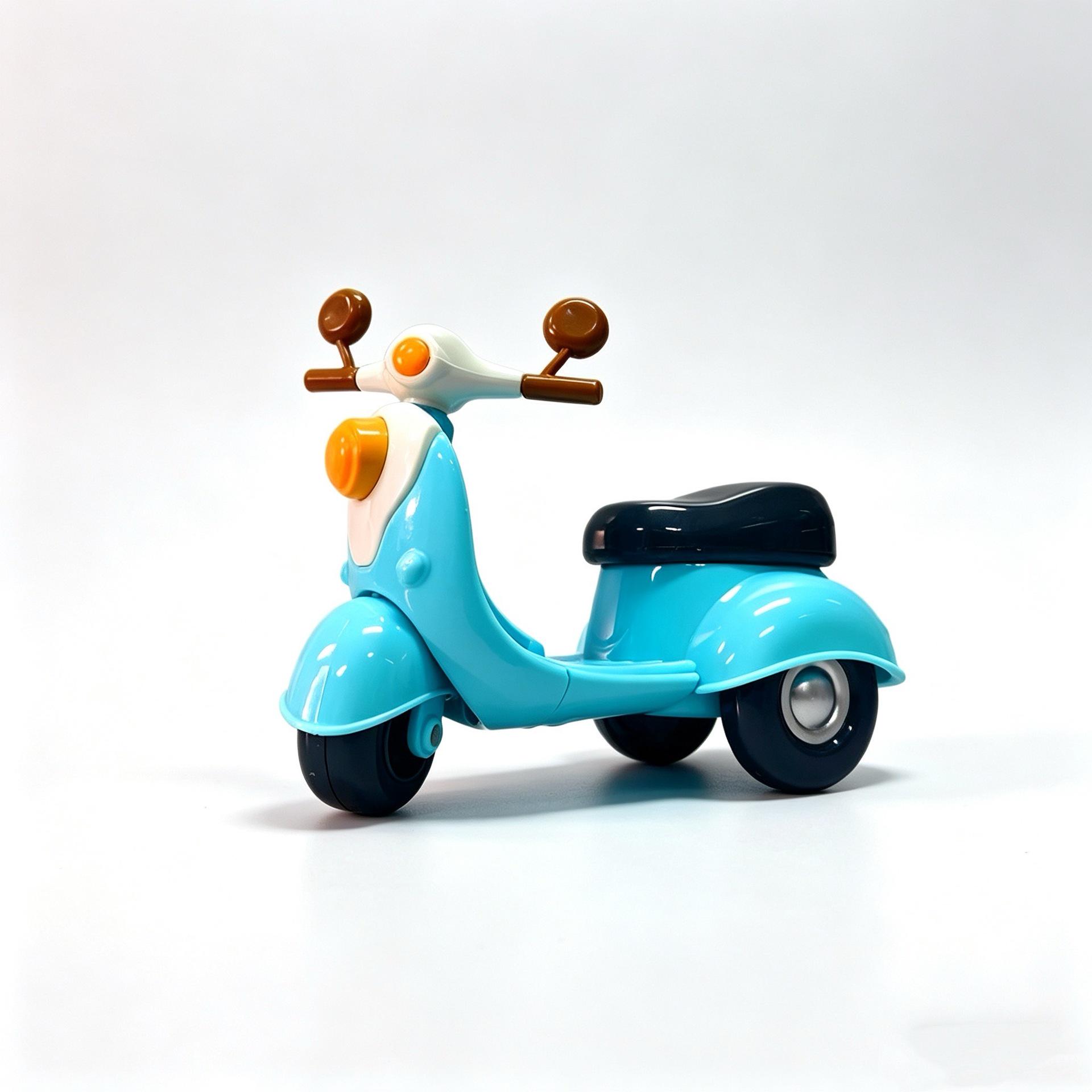 Children s Mini Motorcycle Role-Playing Toy Set for Dollhouse