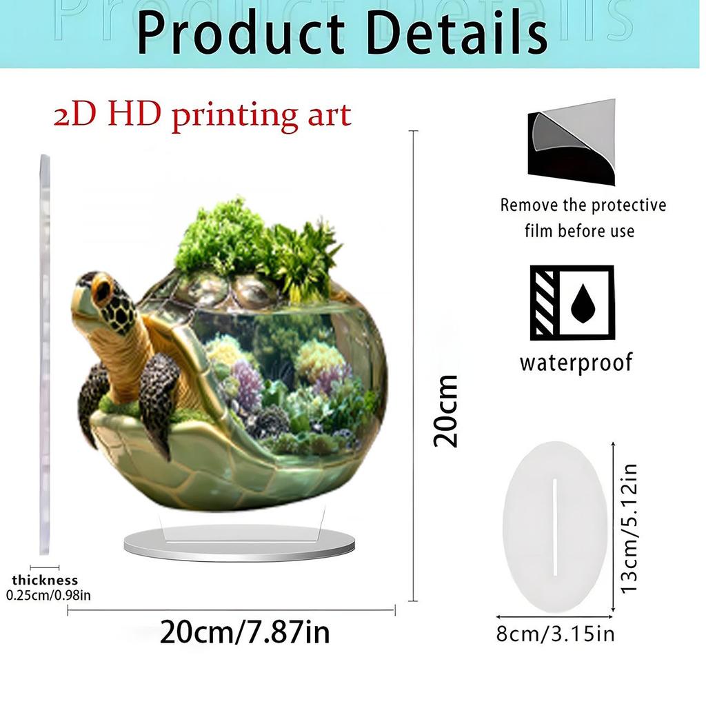 Purple Dragon & Butterfly Girl Acrylic Ornament - Home & Office Decoration