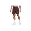 Court Dri-FIT Slam Logo Straight Leg Summer Mid-Rise Solid Color Sports Shorts Men Shorts Dark DV0704-681