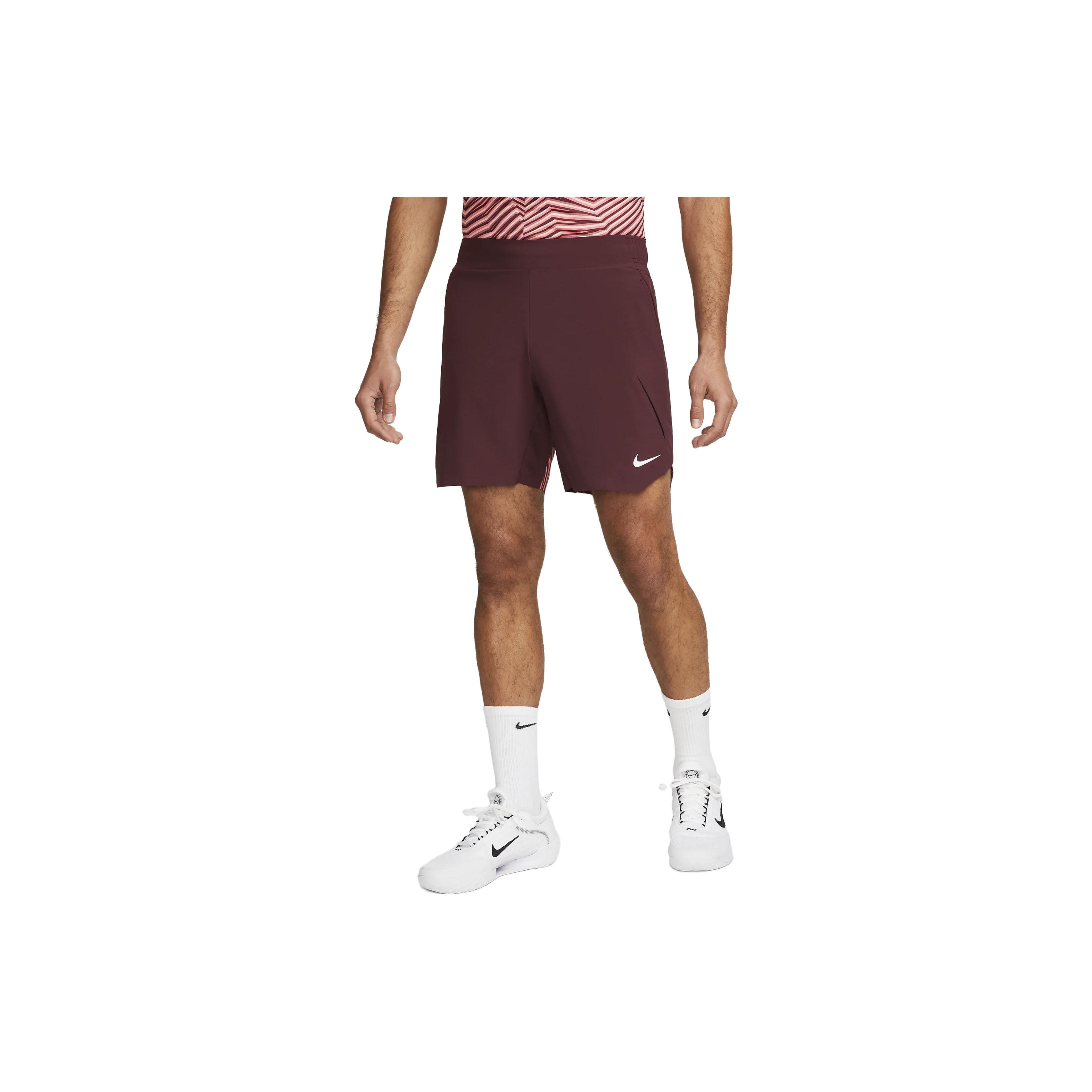 

Nike Court Dri-FIT Slam Logo Straight Leg Summer Mid-Rise Solid Color Sports Shorts Men shorts Dark DV0704-681 XL