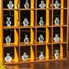 Dollhouse 1PC Resin Ice Transparent Antique Bottle Porcelain Ornaments Dolls House Micro Landscape Decoration DIY Accessories
