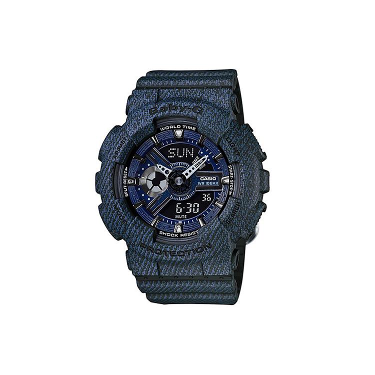 CASIO Women s BABY-G Blue Watch BA-110DC-2A1 BA-110DC-2A1 Black Dial