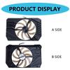 Graphics Card 85mm 4Pin Coolers Fan Replacement Accessories Graphics Card Cooling Fan for GTX1660 2060 StormX Computer