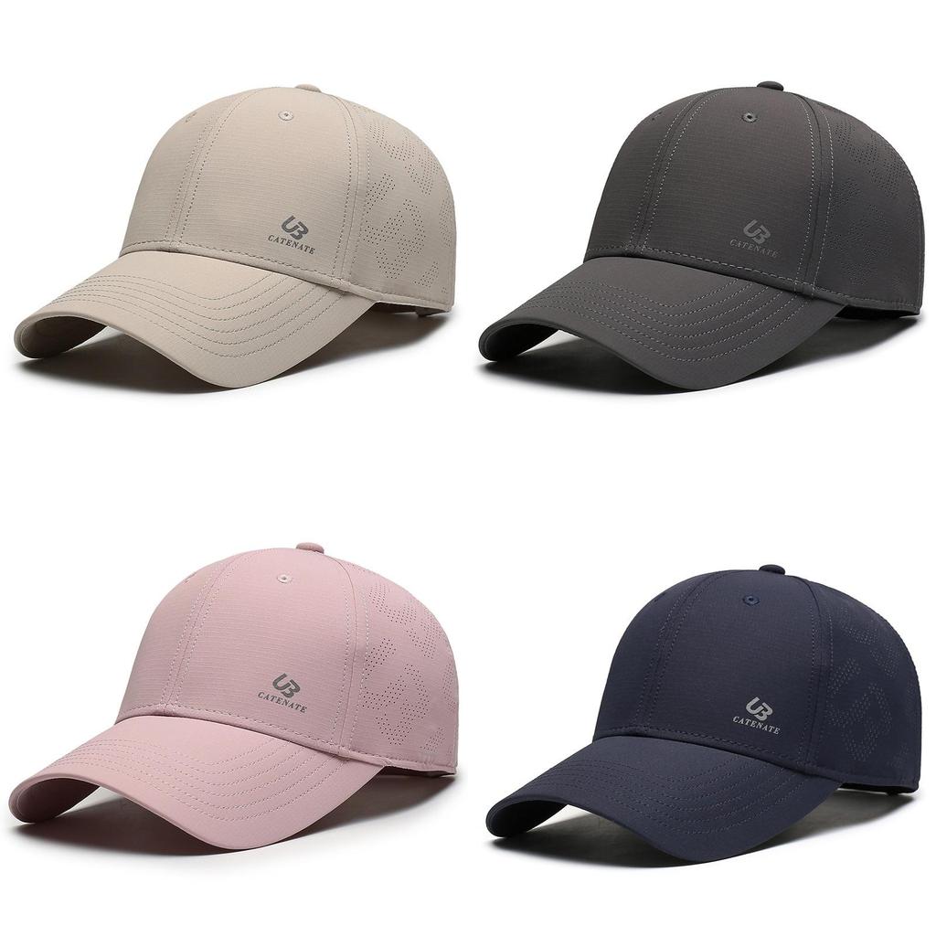 Adjustable Baseball Cap With Letter Logo For Men And Women Outdoor Sun Protection