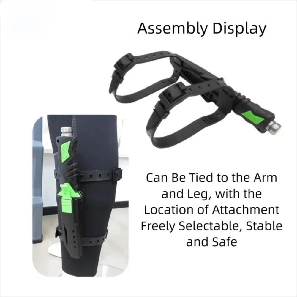 Wide Buckle Type Scuba Cutter Strap Adjustable Band Rubber Diving Strap  For Frequent Ocean Use