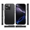 Hartes PC-Bumper-Case mit Karbonfasermuster für iPhone 16 Pro 15 Pro Max 14 13 12 Stoßfeste Slim-Handyhülle mit weichen Kanten