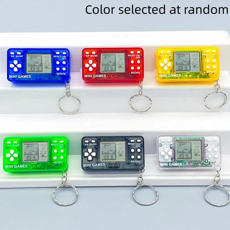 Mini Retro Handheld Game Player Built In Classic Games Portable Keychain Design Ideal For Kids Gifts Travel Leisure