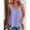 Women's Spaghetti Strap Top Open Back Summer Tank Top