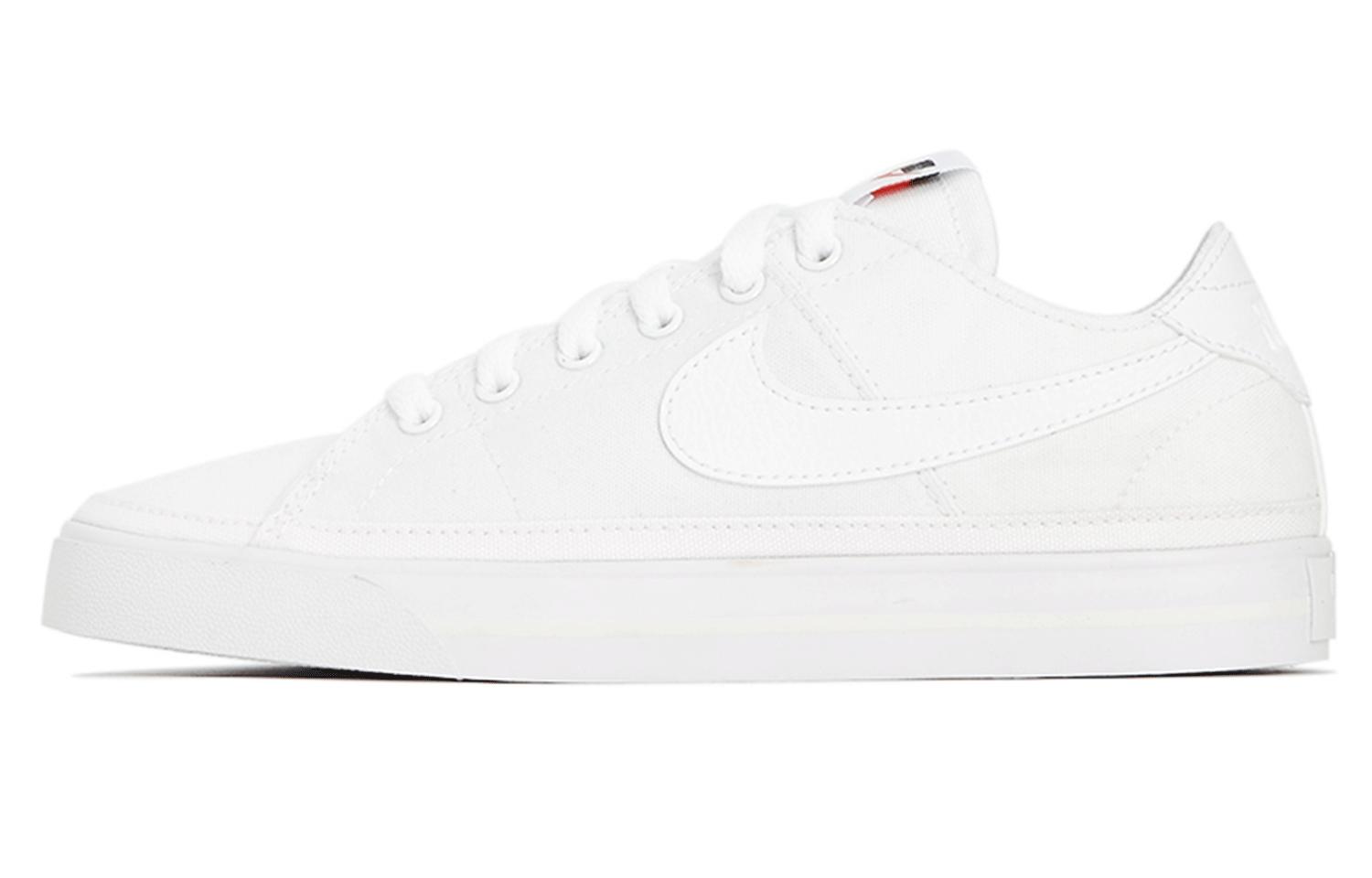 Nike Court Legacy Canvas  Triple White  Women s CZ0294-100 37.5