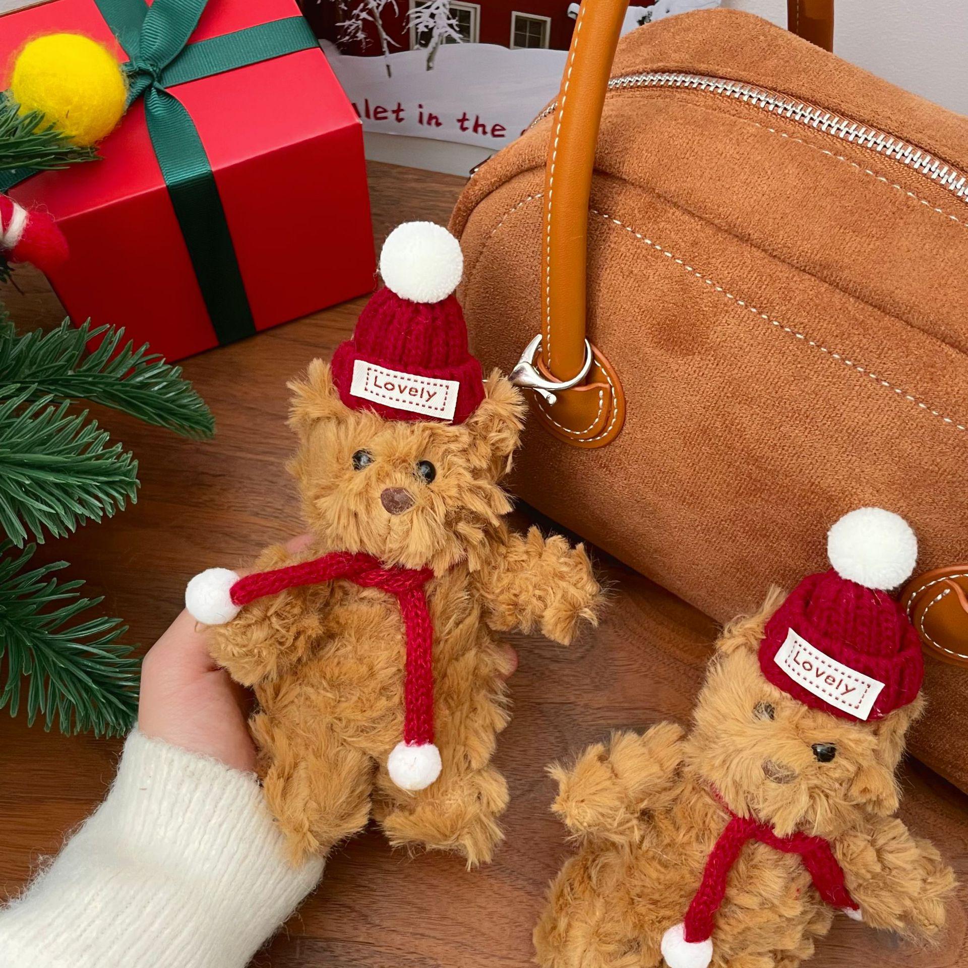 

Barcelona Bear Plush Keychain - Cute Teddy for Bag or Gift