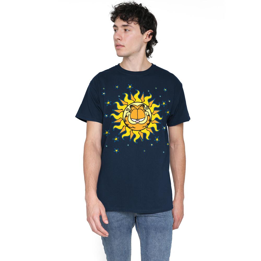 Garfield Celestial T-Shirt S-2XL, Navy Unisex T-Shirt XL