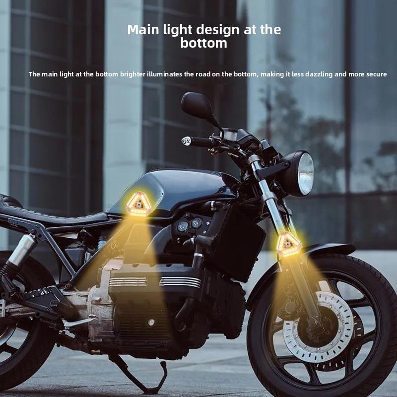 Car motorcycle triangle flashing aircraft light color changing slow flashing remote control warning light tail light modificatio