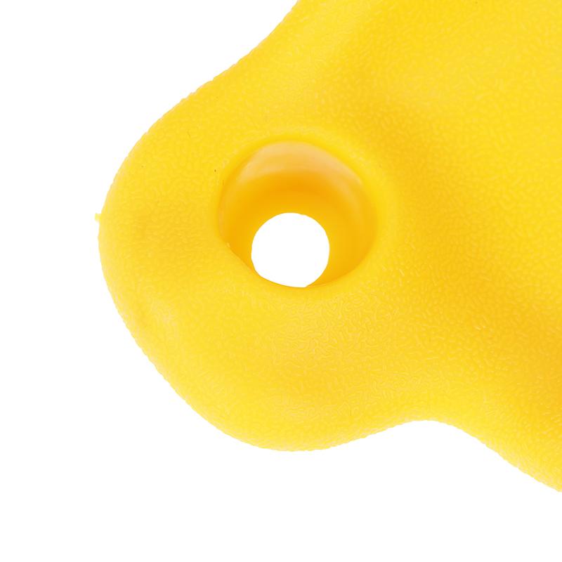 5Pcs Double Hole Plastic Rock Climbing Holds Toys For Boys Games Child Wood Wall Climbing Stones Random Color Outdoor Sports Toy